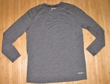 EDDIE BAUER Thermal ASCENT Base Layer Size XL Nylon MERINO WOOL Spandex NEW