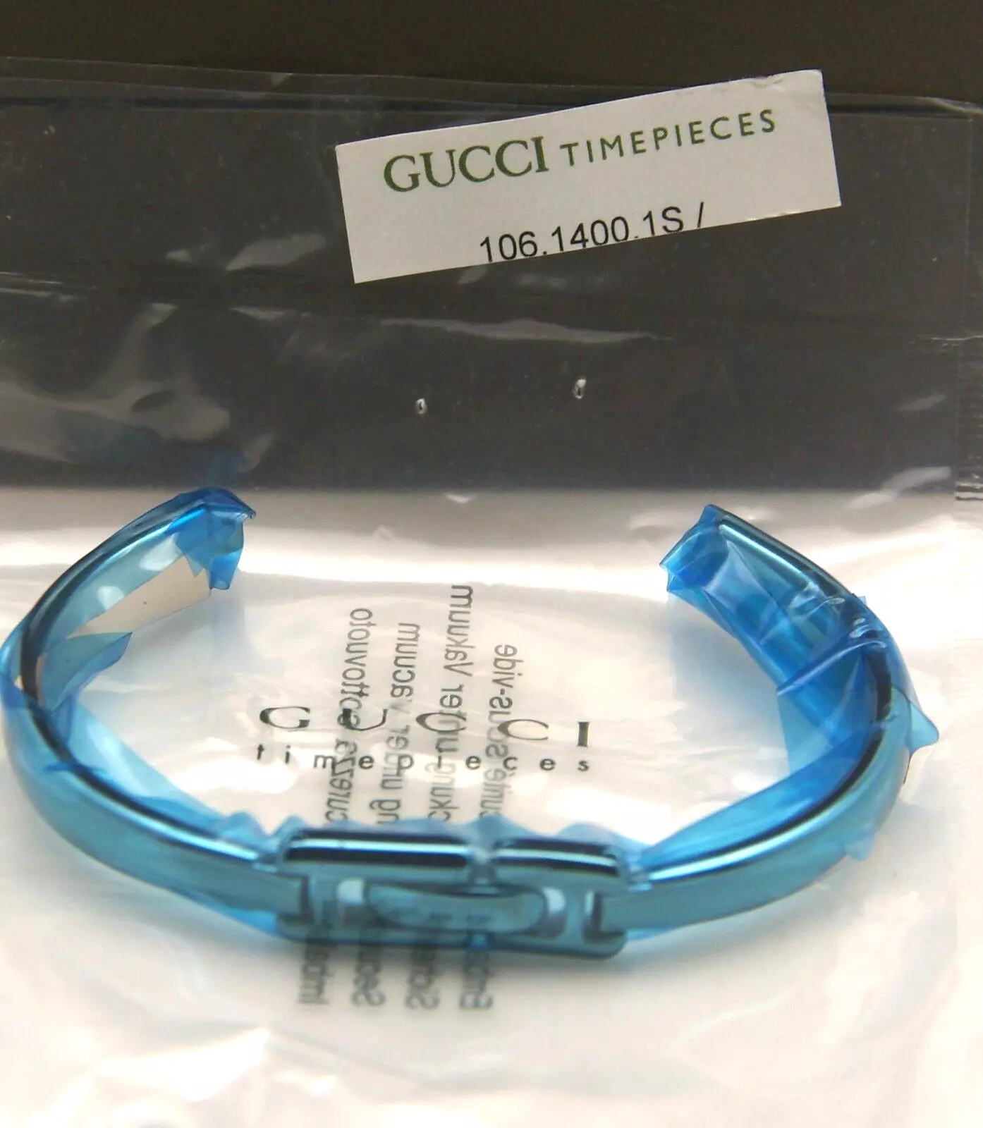 Bracelet de remplacement Gucci 1400 L SS   Pet Neuf dans sa boîte