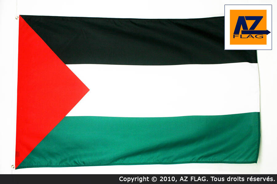 Drapeau Palestine 150x250 cm pour exprimer votre solidarité avec fierté
