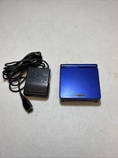 Nintendo Game Boy Advance SP  Blue AGS-001 With Original Charger