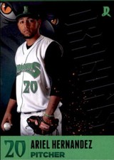 2016 Dayton Dragons Team Issue #9 Ariel Hernandez Dominican Republic DR Card
