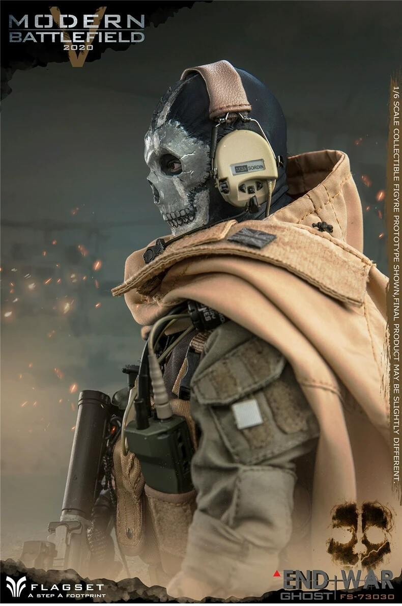 MODERN BATTLEFIELD 2007 FLAGSET フィギュア Flagset 1/6 One Sixth Modern Battlefield X End War Ghost
