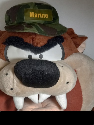 Looney Tunes Tazmanian Devil TAZ Marine 20" Plush - 2001 Nanco - Picture 2 of 10