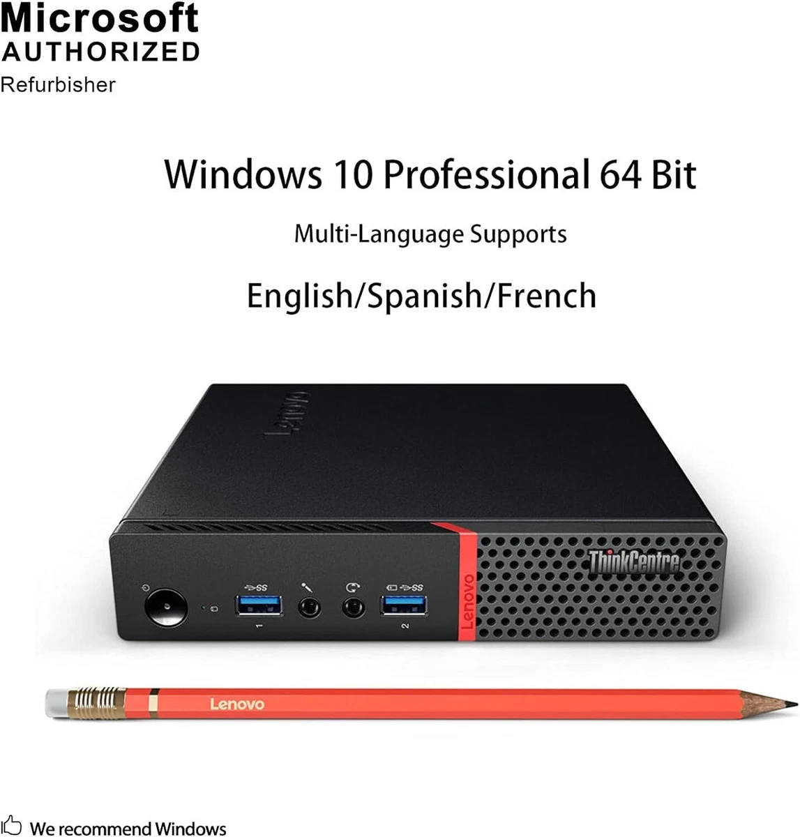 Preços baixos em Lenovo Thinkcentre M710Q desktops e All-in-Ones