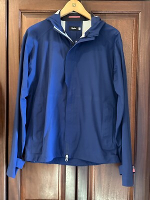 Rapha Hooded Rain Jacket Blue  Size Medium