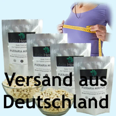 ASIA HERBALS THAILAND. Pueraria Mirifica - Original Premium Qualität - 520 Vollspektrum Kapseln - Vegan