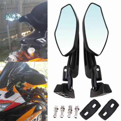 Retrovisores Para Motos Ninja 300 Accessories Motorcycle Rearview Side Mirrors For Kawasaki Ninja ZX6R ZX7R ZX9R ZX10R ZX1000R Stealth Mirrors Motorcycle Zx6r Accessories - Foto 13
