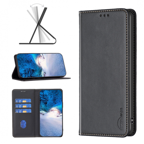 Funda de pared abatible de cuero con soporte abatible para tarjetas Google Pixel 7/7a/7Pro/8/8 Pro - Imagen 14 de 90