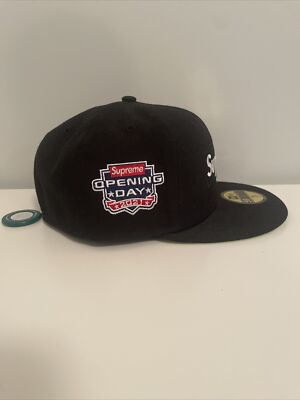 帽子 supreme NEW ERA Opening Day 7 3/8 21AW Supreme New Era Box Logo Fitted Hat 7 3/8 No Competition