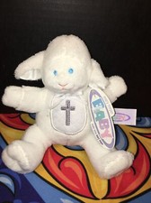 NWT-5 Mary Meyer Christening Lamb Rattle GREAT GIFT