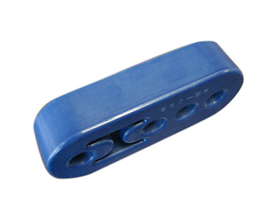 Universal Polyurethane Adjustable Muffler Exhaust Hanger Blue - Bild 3 von 4