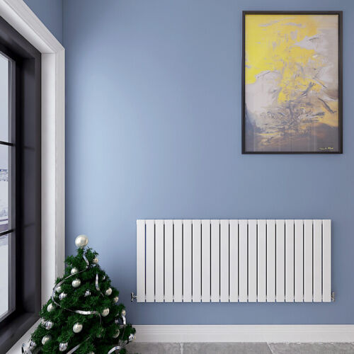 White Designer Flat Panel Oval Column Towel Rail Radiator Central Heating UK - Picture 167 of 252