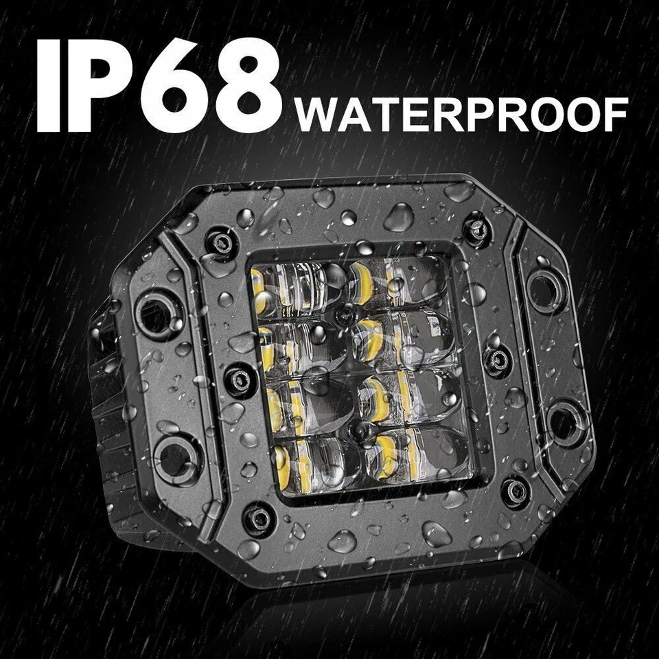 Farol de trabalho Fit 1994-2000 Honda FourTrax 300 LED farol de neblina pods feixe de ponto - Imagem 2 de 4