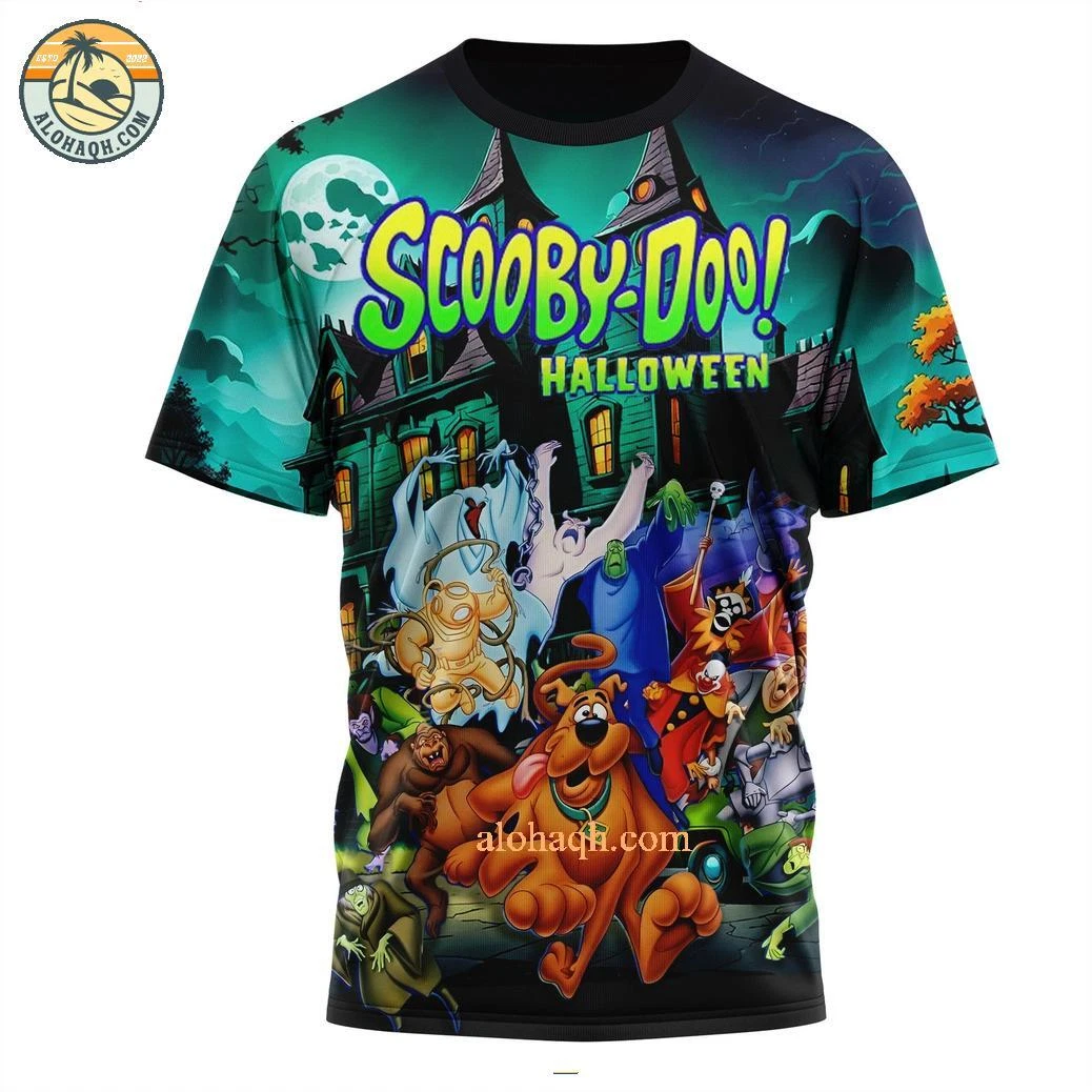 Scooby-Doo Halloween Trick Or Treat 3D T-Shirt