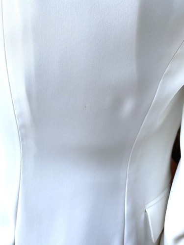 Trouser Suit XS White Bride Wedding Occasion Stunning By Malina Bridal RRP £920! - Picture 8 of 16