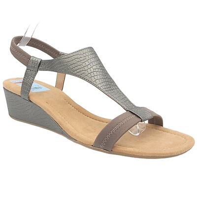 Alfani Women Slingback Cork Wedge Sandals Vacanzaa Size US