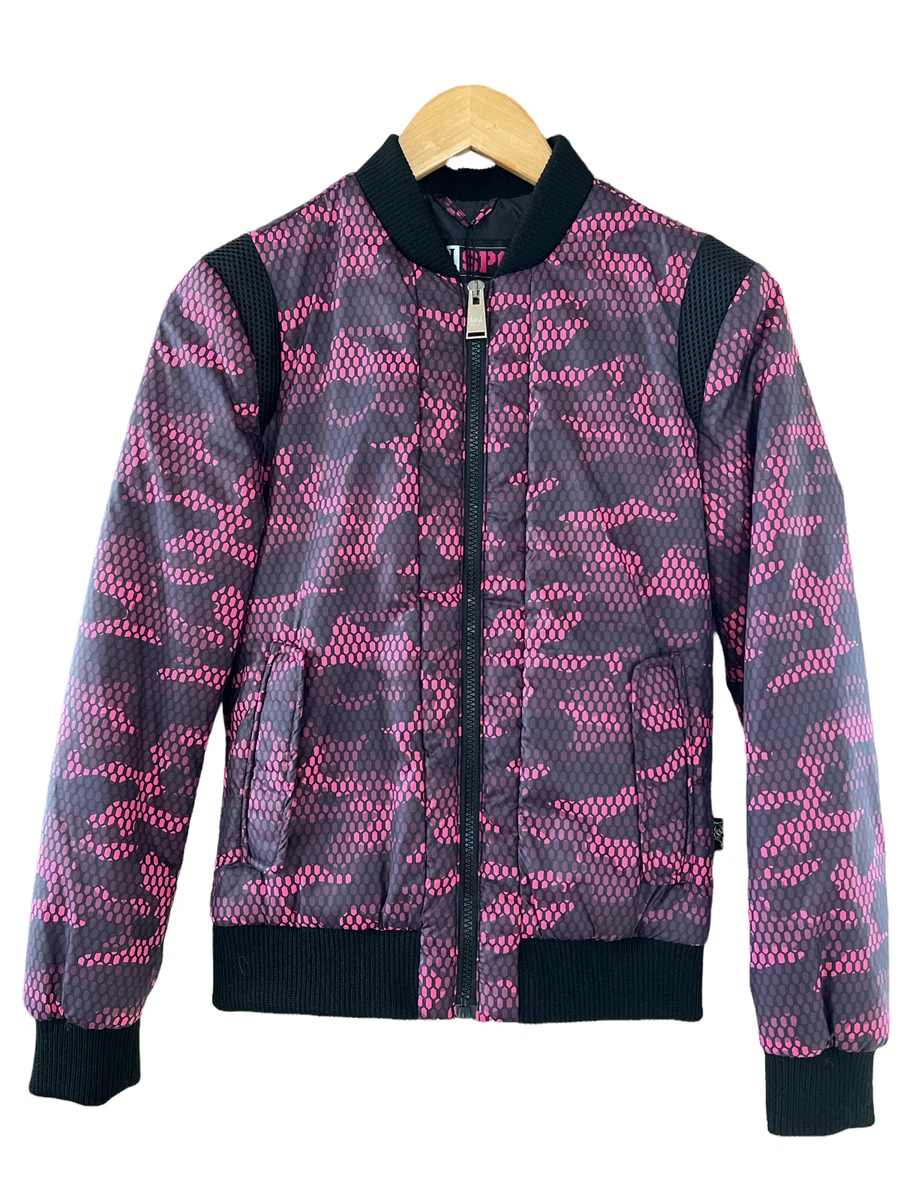 Pink camo 2025 bomber jacket