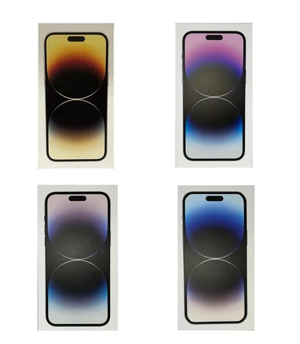 Apple iPhone 14, 14 PRO, 14 PRO MAX, 14 Plus Genuine Box with Optional Cable - product listing photo