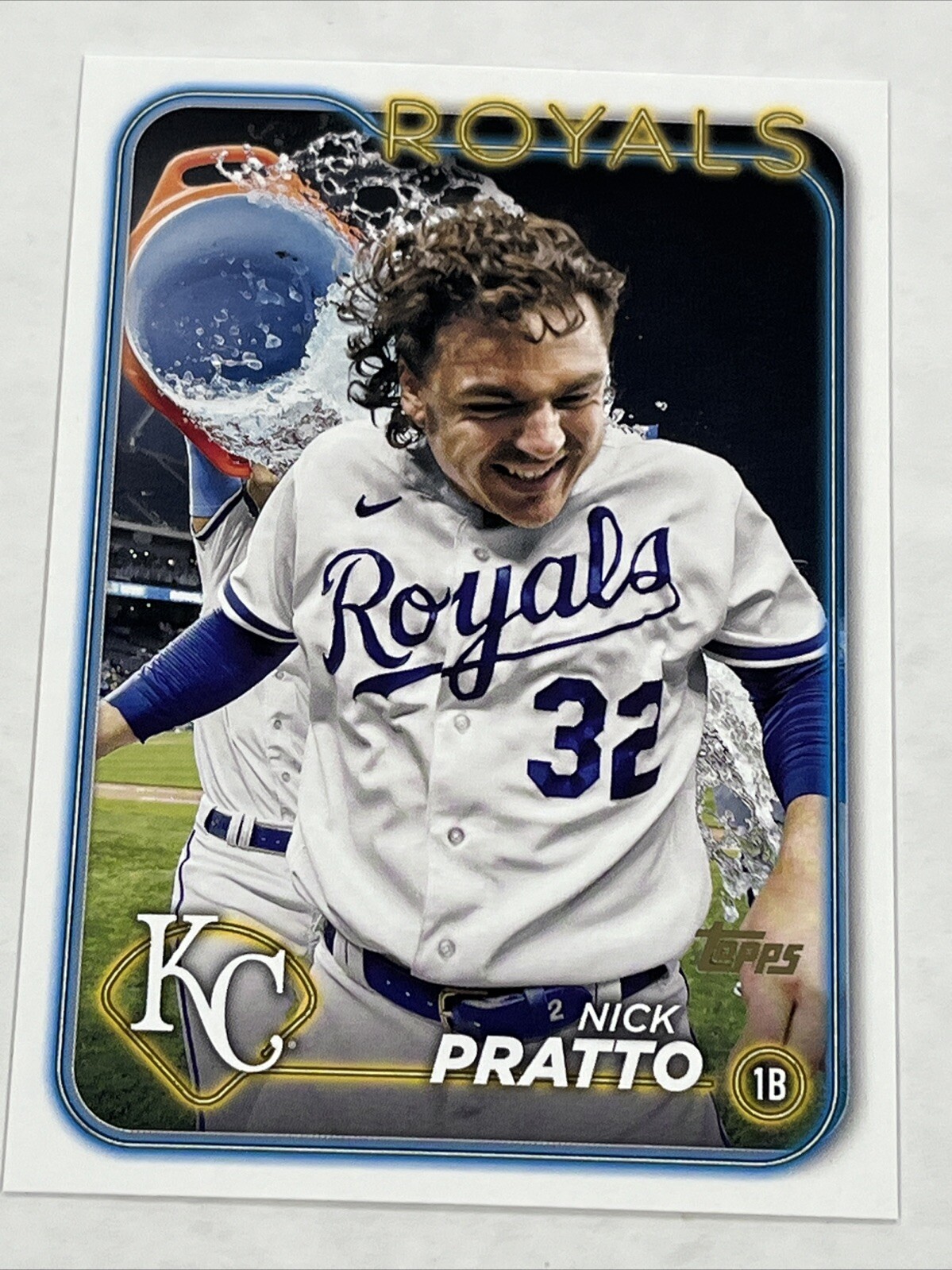 2024 Topps Series 2 Nick Pratto Golden Mirror SSP #364 Royals