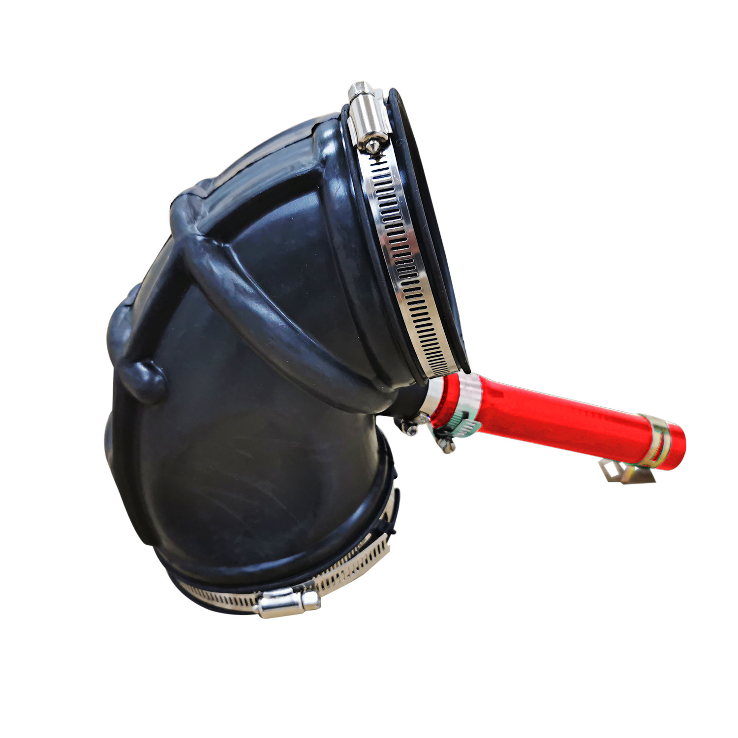 Red Intake Clean Air Duct Pipe For 2007-2018 08 Dodge Ram 2500 3500 6.7L Diesel thumbnail 8