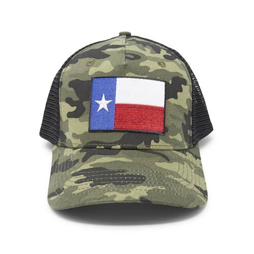 Baseballkappe Texas Mütze - Texas Flagge Druckknopflasche Trucker (Tarnung) - Bild 6 von 10
