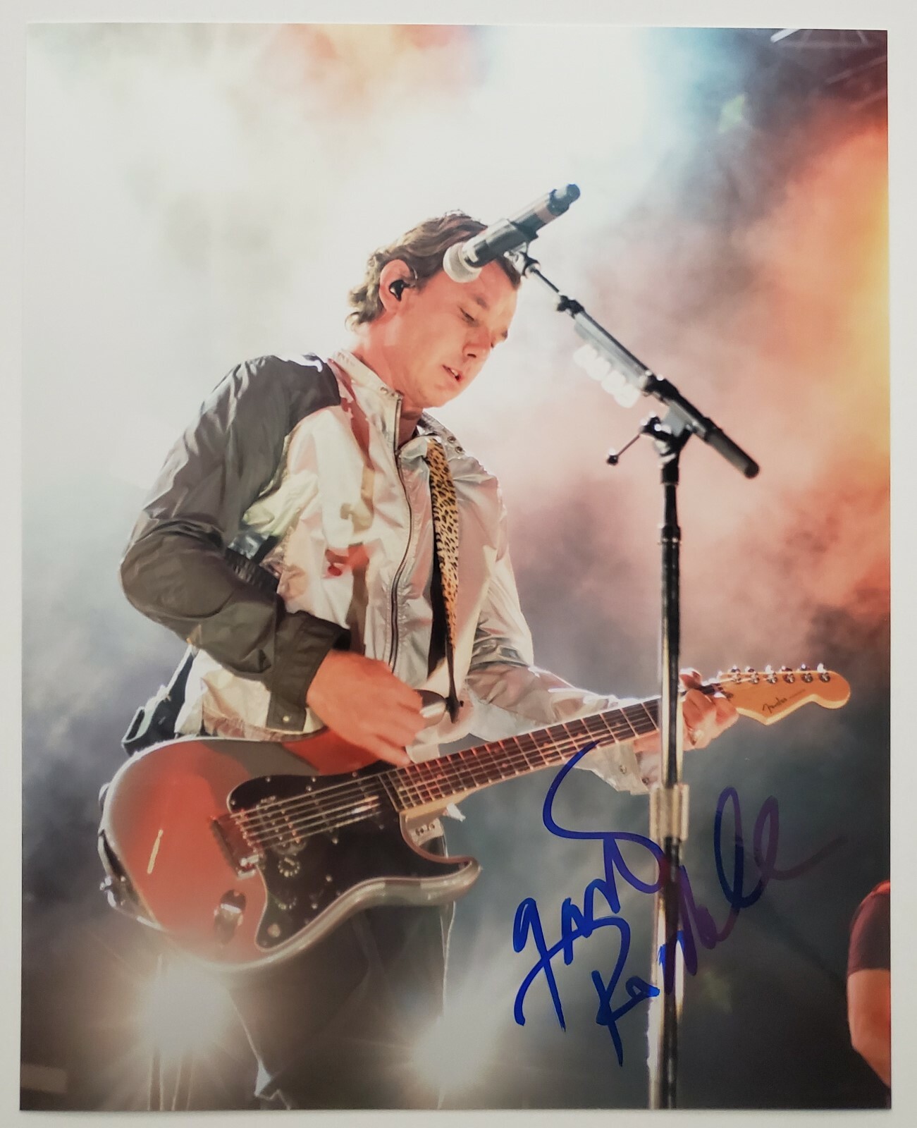 Gavin Rossdale Signed Metallic 8x10 Photo Bush Lead Singer Guitarist ...