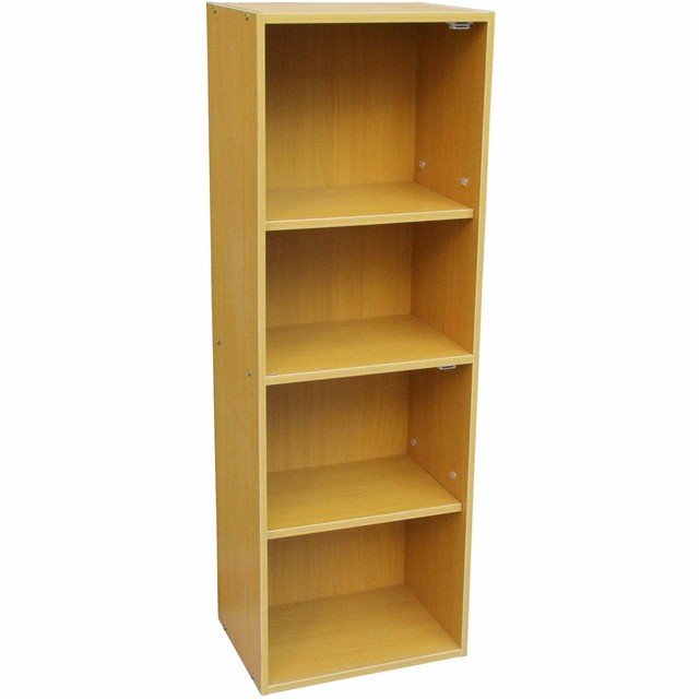 Oak 4 Tier Adjule Bookshelf Brown 16 5 Inches Long X 12 Wide 47 I Oak 4 Tier Adjule Bookshelf Brown 16 5 Inches Long X 12 Wide 47 I