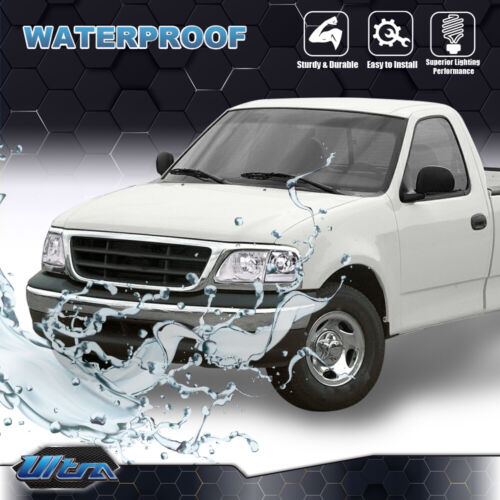 Clear Chrome Headlights & Corner Lights Fit For 1997-2003 Ford F150 Expedition - Bild 7 von 9