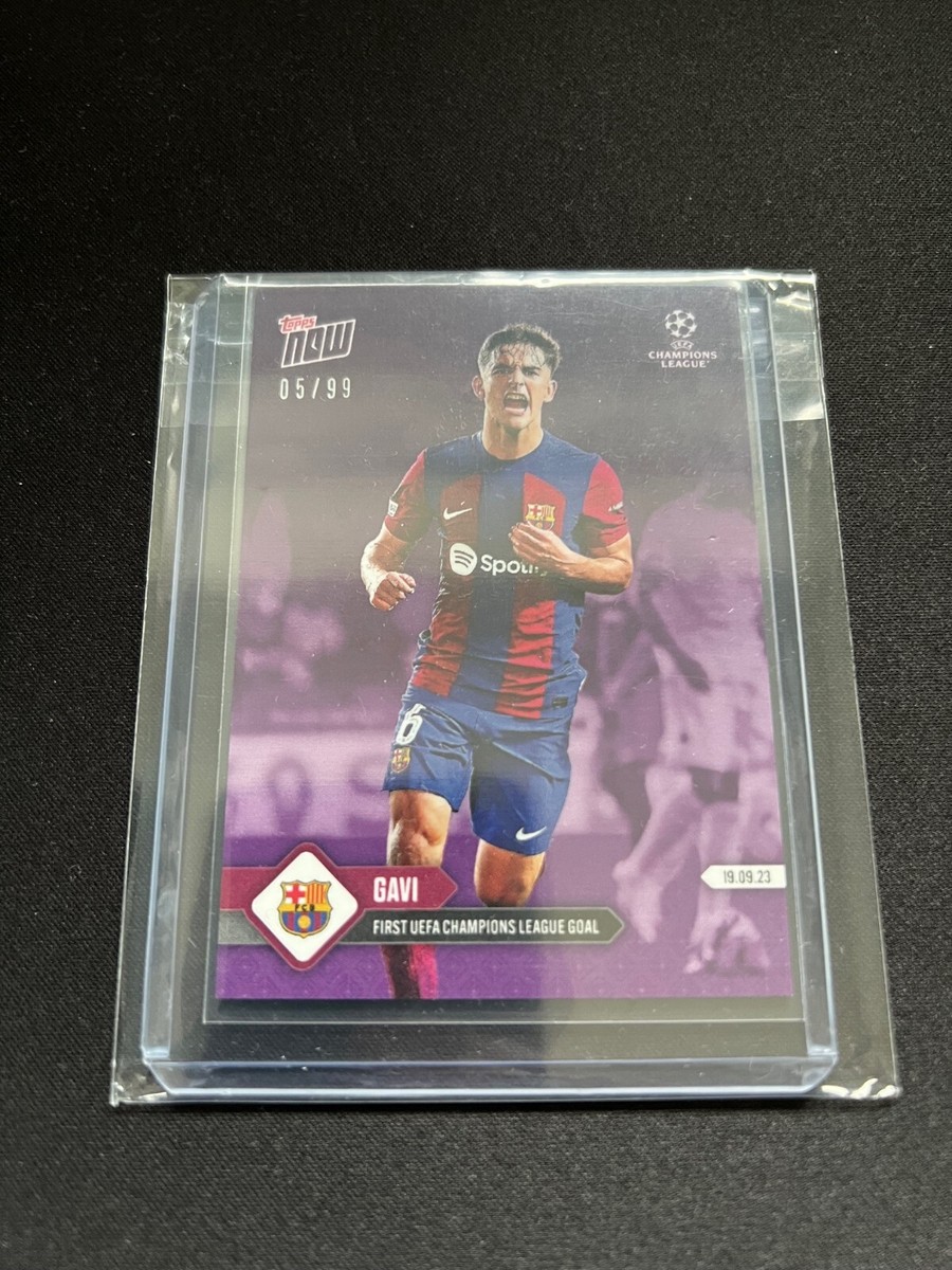 topps now Gavi UCL 012 ガビ バルセロナ ➠ Topps Now Champions League 2023/24 #12 Gavi - FC