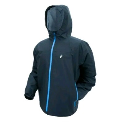 Frogg Toggs Java Toadz Jacket Black blue accents JT62139