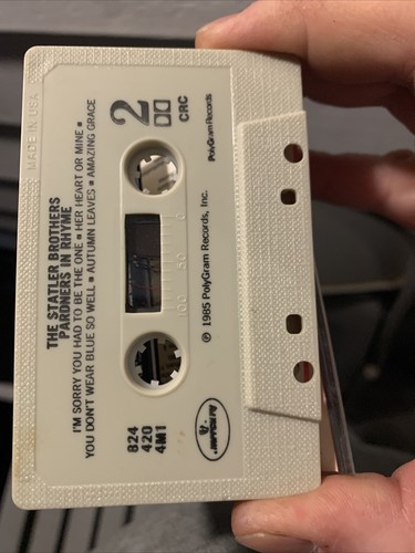 Vintage Cassette The Statlers Statler Brothers Hello Mary Lou HTF OOP 1985 - Picture 7 of 7