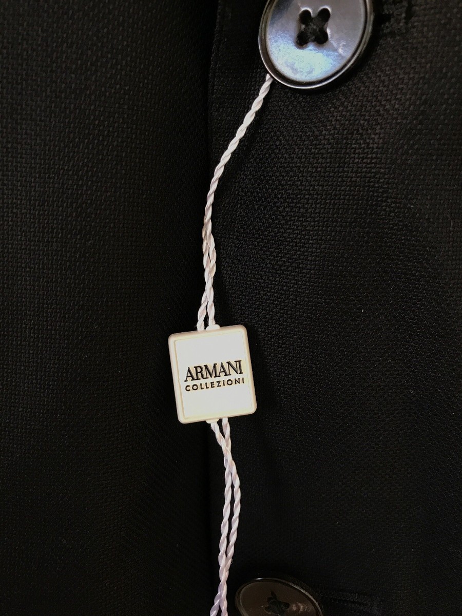美品 ARMANI COLLEZIONI アルマーニ ブスーツ セットアップ42 ARMANI COLLEZIONIスーツセットアップ裏地ブランドストライプ