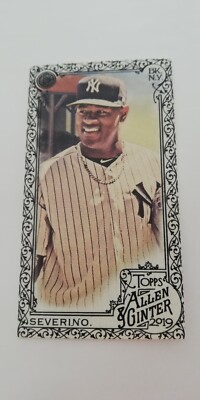2019 Topps Allen & Ginter's Severino Luis Mini Black #140