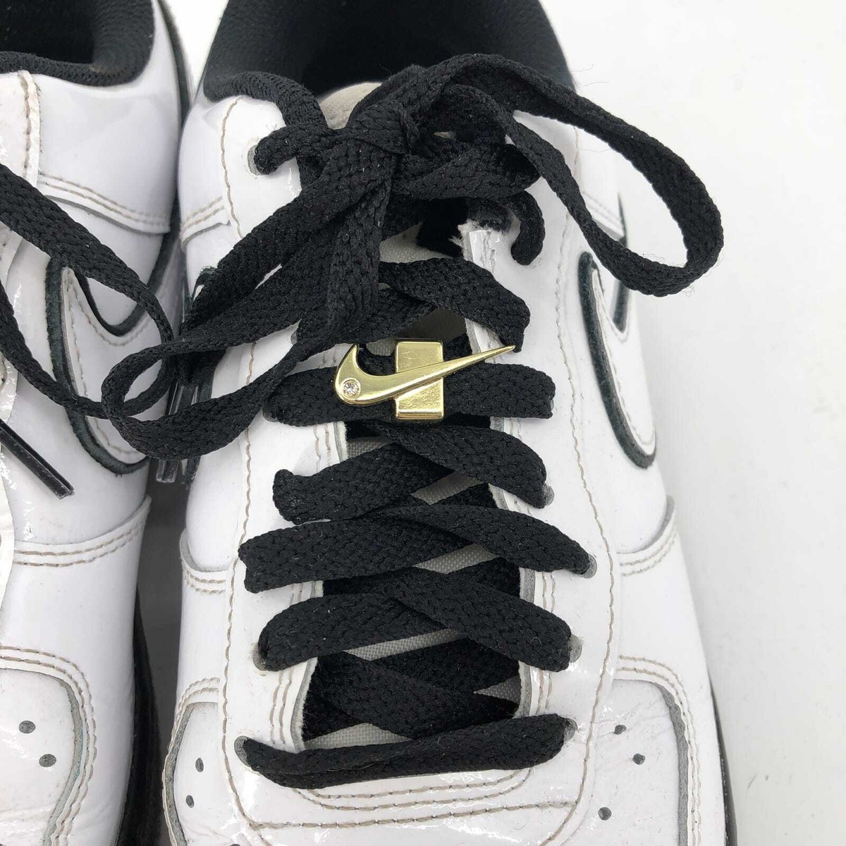 Nike Black/White Air Force 1 50th Anniversary Sneakers