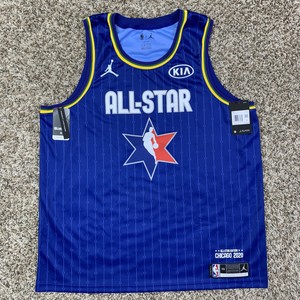 Jordan Nba All Star Game La Lakers Anthony Davis Size Xxl Mens Blue Jersey Ebay