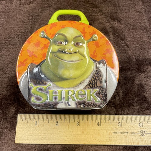 Shrek/Donkey Candy Tin With Handle 2004 Galerie TM Preowned - Picture 7 of 8