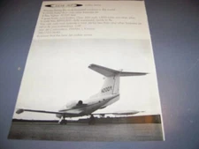 VINTAGE..1965 LEARJET..1-PAGE SALES AD ..RARE! (948T)