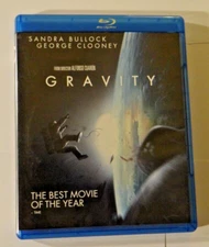 Gravity 2014 Blu Ray & DVD - 2 disc set Sandra Bullock, George Clooney VG-EX!