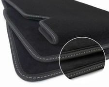 NEU Fußmatten Tesla Model S Velours Automatten Sport Tuning Zubehör Ziernaht