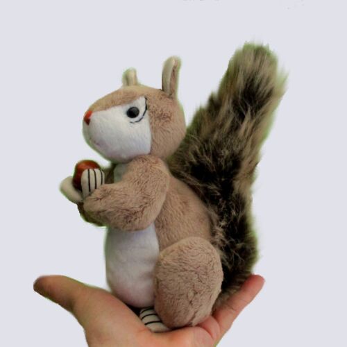 Squirt soft toy squirrel sewing pattern by pcbangles. Height 6" (16cm) - Picture 2 of 6