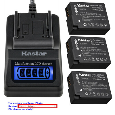 Kastar Battery LCD Quick Charger for SIGMA BP-51 & SIGMA dp2 Quattro Camera