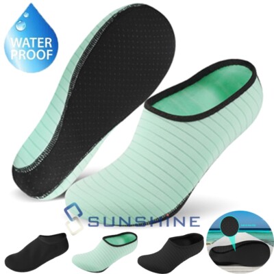 Unisex Barefoot Water Skin Shoes Aqua Socks for Beach Swim Surf Yoga  Exercise