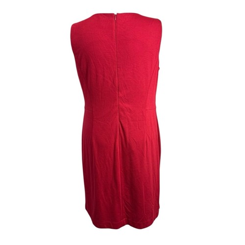 Chico's Dress Size XL Red Sleeveless - Picture 5 of 9