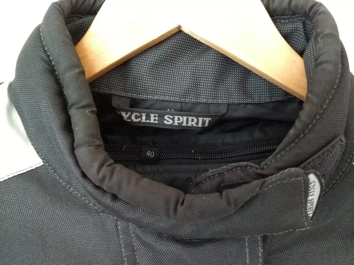 Cycle Spirit Motorcycle Jacket. Size 40 chest. Waterproof Breathable. Black and