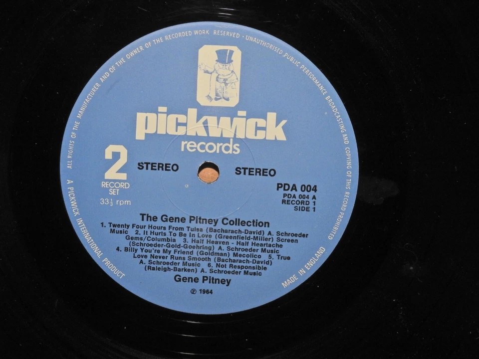 The Gene Pitney Collection - 1974 UK Vinyl Double Gatefold LP Excellent copy Foto 4 de 4