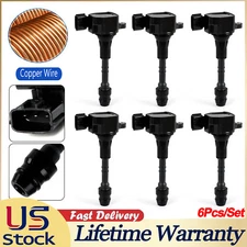 6 pack Ignition Coil for Nissan Altima Frontier Maxima Quest Pathfinder V6 UF349