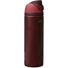 Owala Freesip 24oz Insulated Stainless Steel Water Bottle - Black Cherry