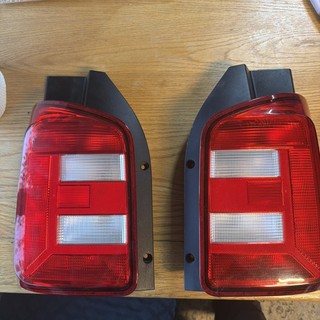 Pair Left Right Tail Light Lamp for 15 21 VW Transporter T6 Caravelle Tailgate