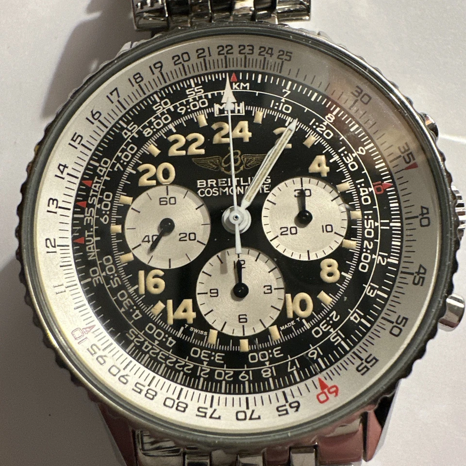 BREITLING NAVITIMER COSMONAUTE KLASSIKER NAVITIMERBAND REF.: A22322 PAPIERE/BOX - Bild 2 von 4