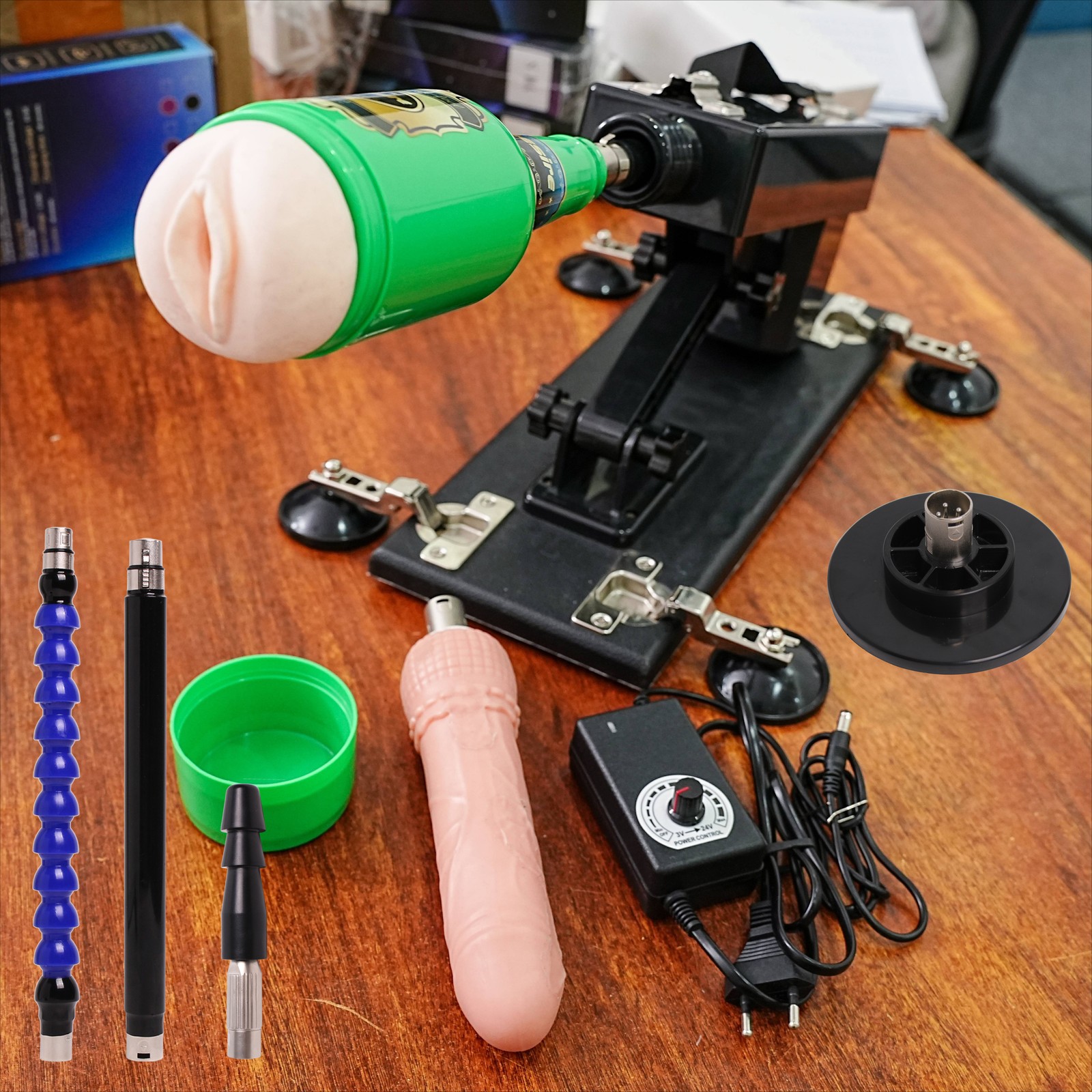 Männer Automatischer 3XRL Sexmaschine Fickmaschine Sexspielzeug Dildo Aufsätzen